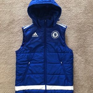 Adidas Chelsea F.C training soccer jacket⚽️🔵